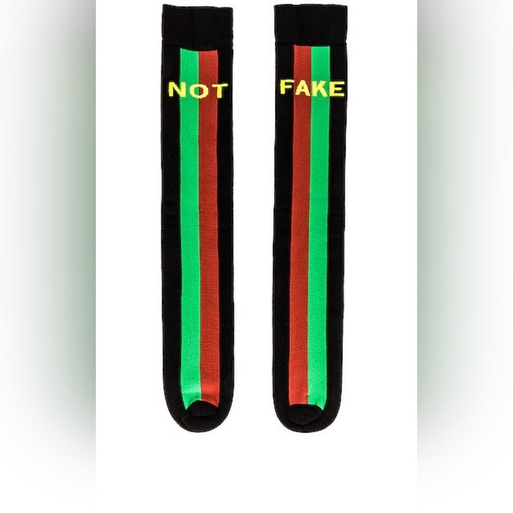 GUCCI 'NOT FAKE' Socks